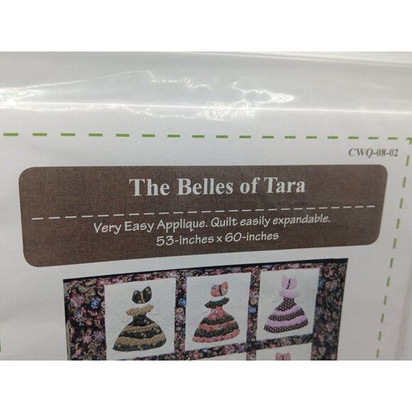 5/$25 CABIN IN THE WOODS QUILTERS PATTERN The Belles Of Tara 53" x 60" CWQ-08-02 - Picture 2 of 7